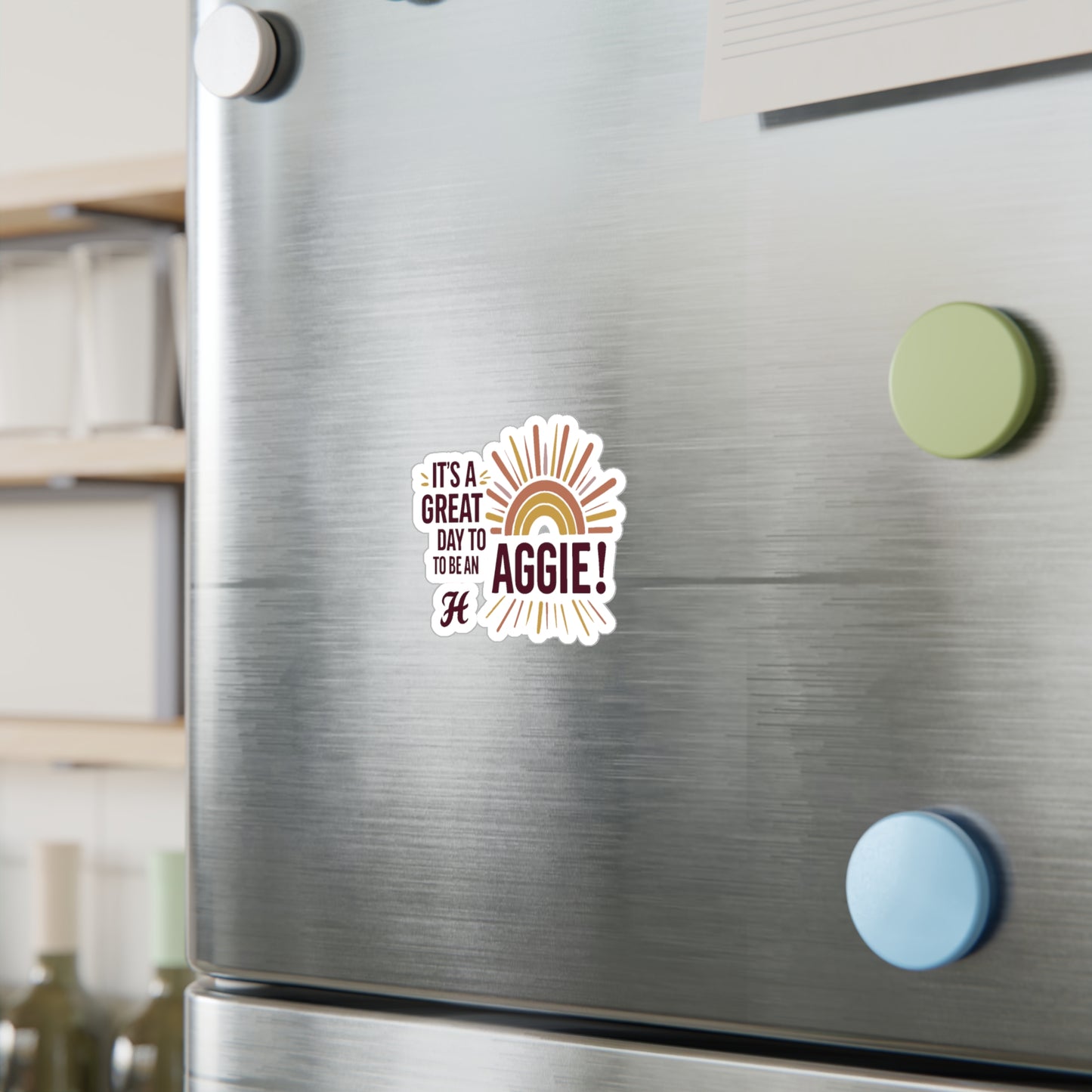 Kiss-Cut Vinyl Decal \ It's a Great Day to be an Aggie! \ GDA1