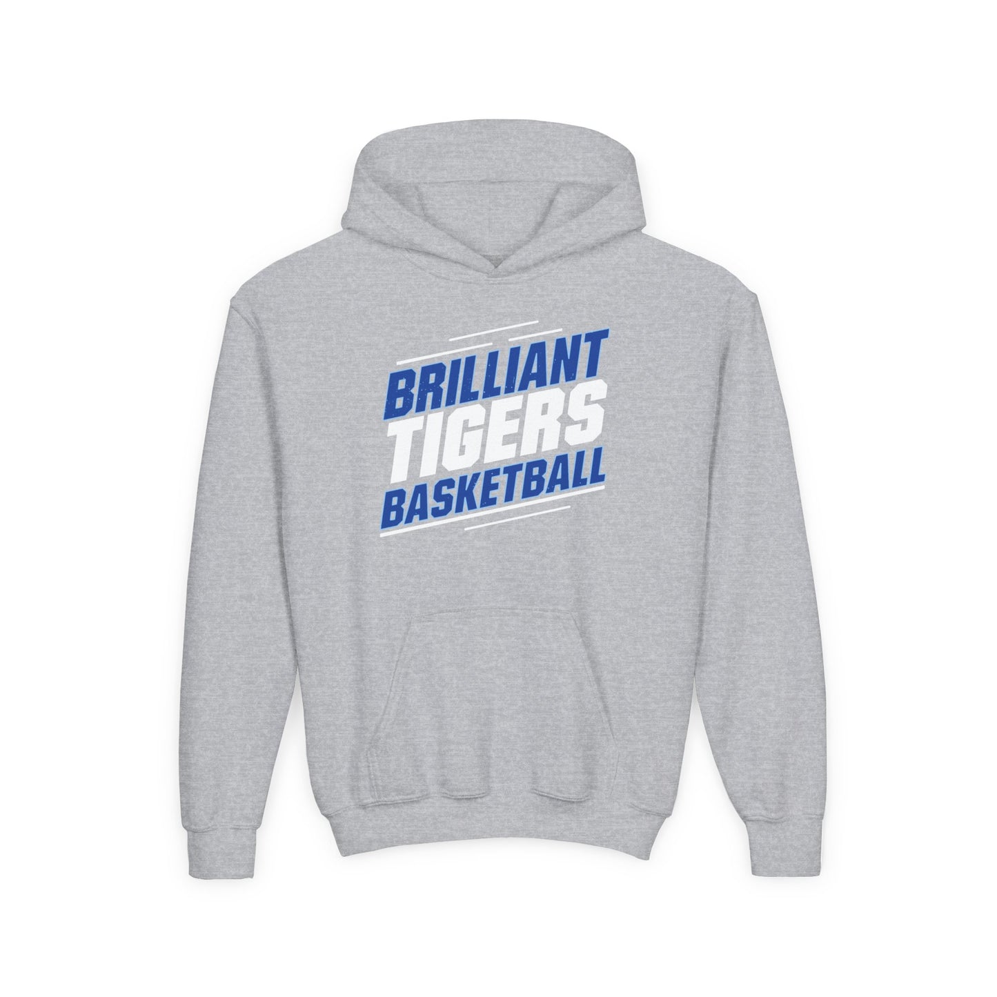 Youth Hoodie Sweatshirt \ Brilliant Tigers Basketball \ BTBK2