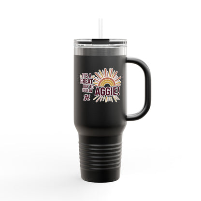 40oz Insulated Tumbler \ It's a Great Day to be an Aggie! \ GDA1
