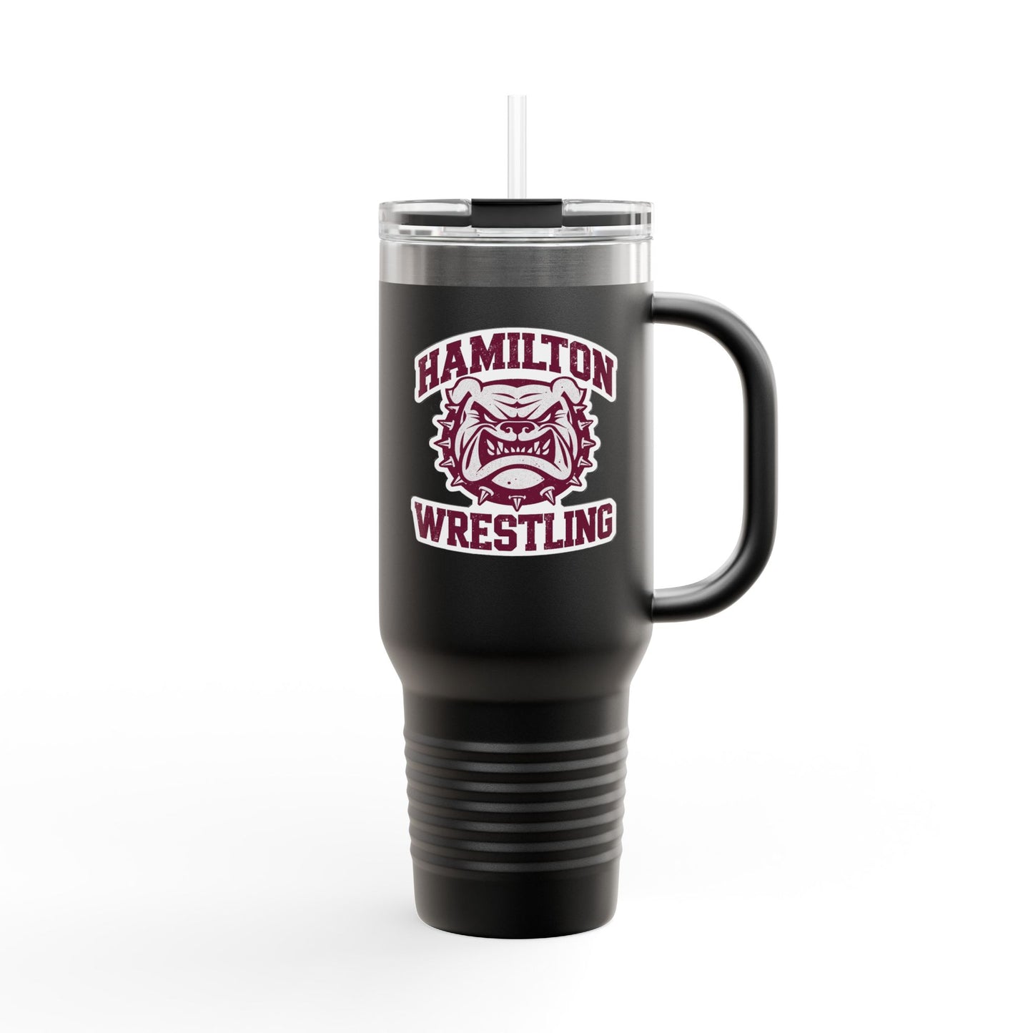 40oz Insulated Tumbler \ Hamilton Aggies Wrestling \ HAW2