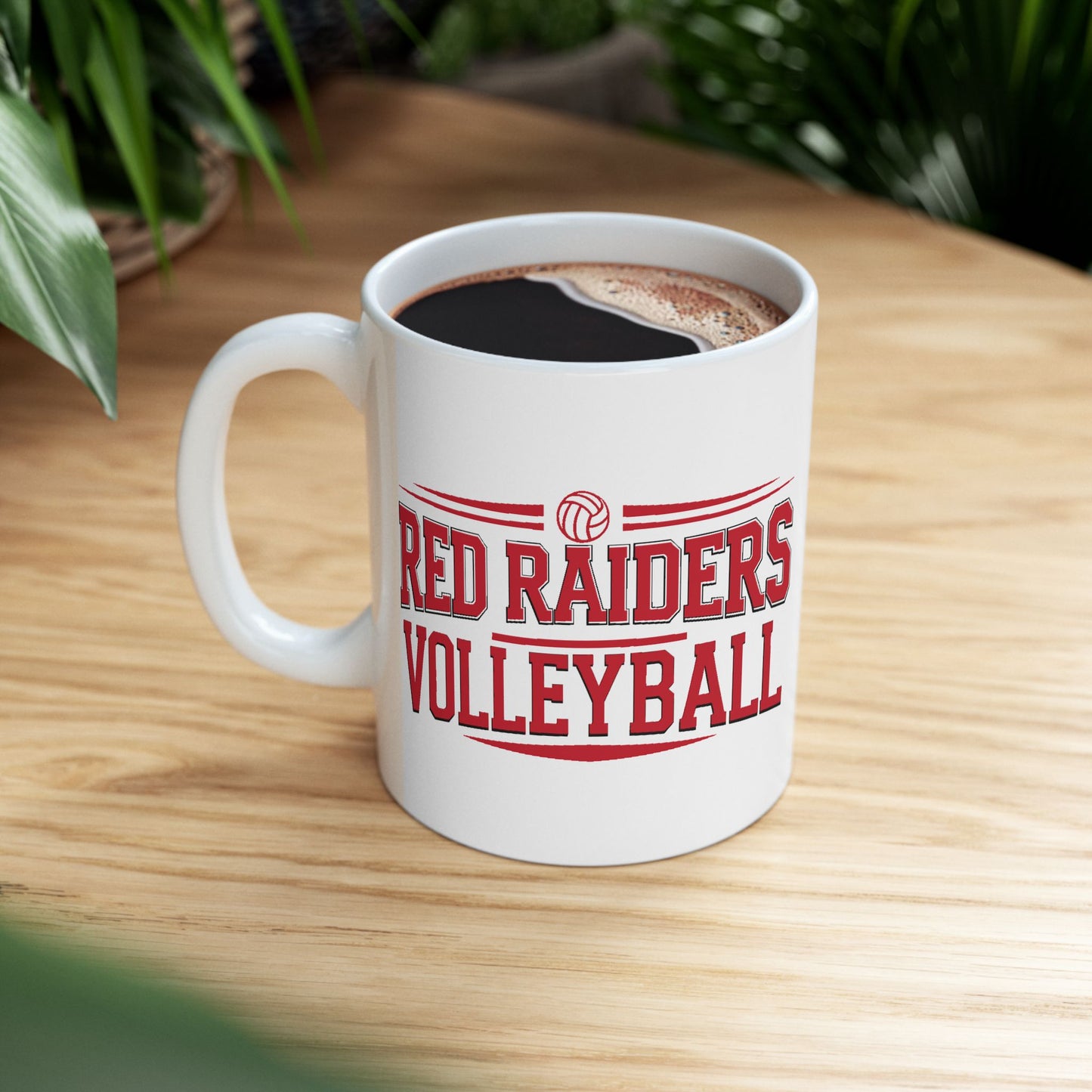 Coffee Mug \ Marion County Red Raiders Volleyball \ MCV2