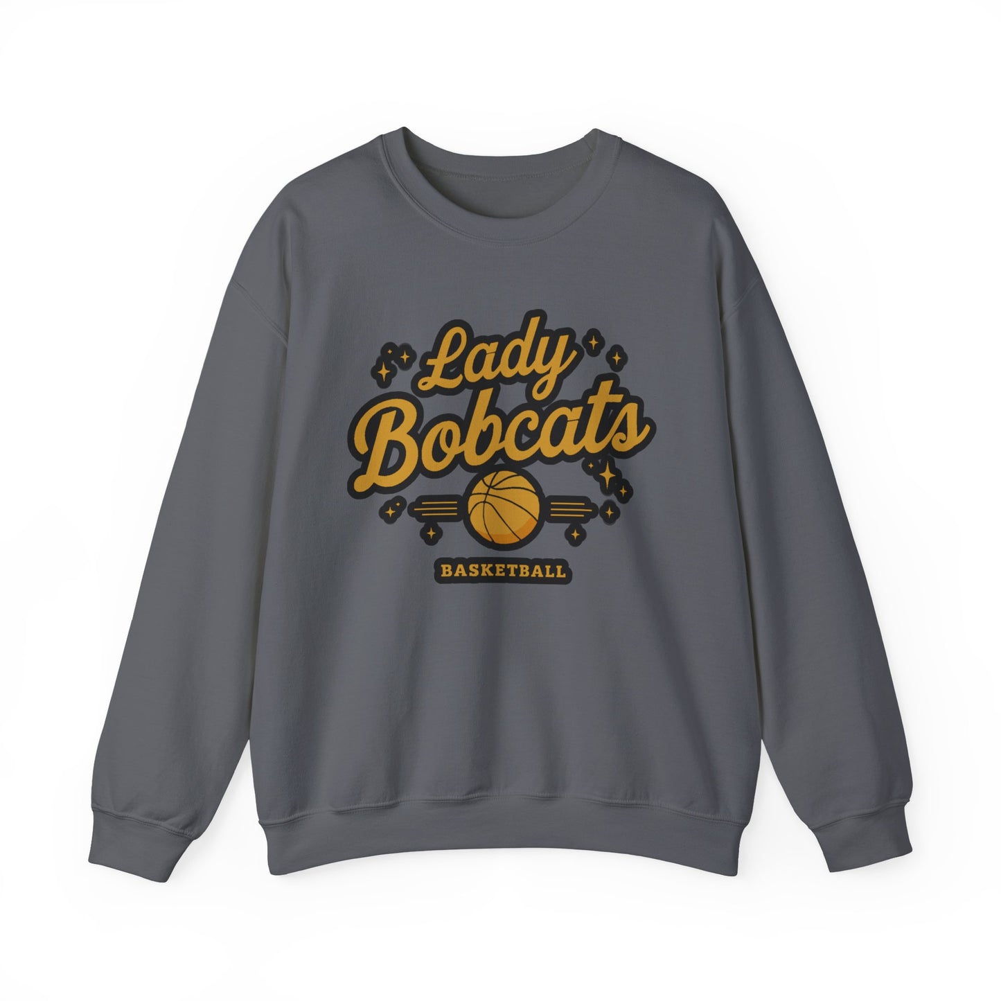 Adult Crewneck Sweatshirt \ Phil Campbell Bobcats Basketball \ PCBBKG2
