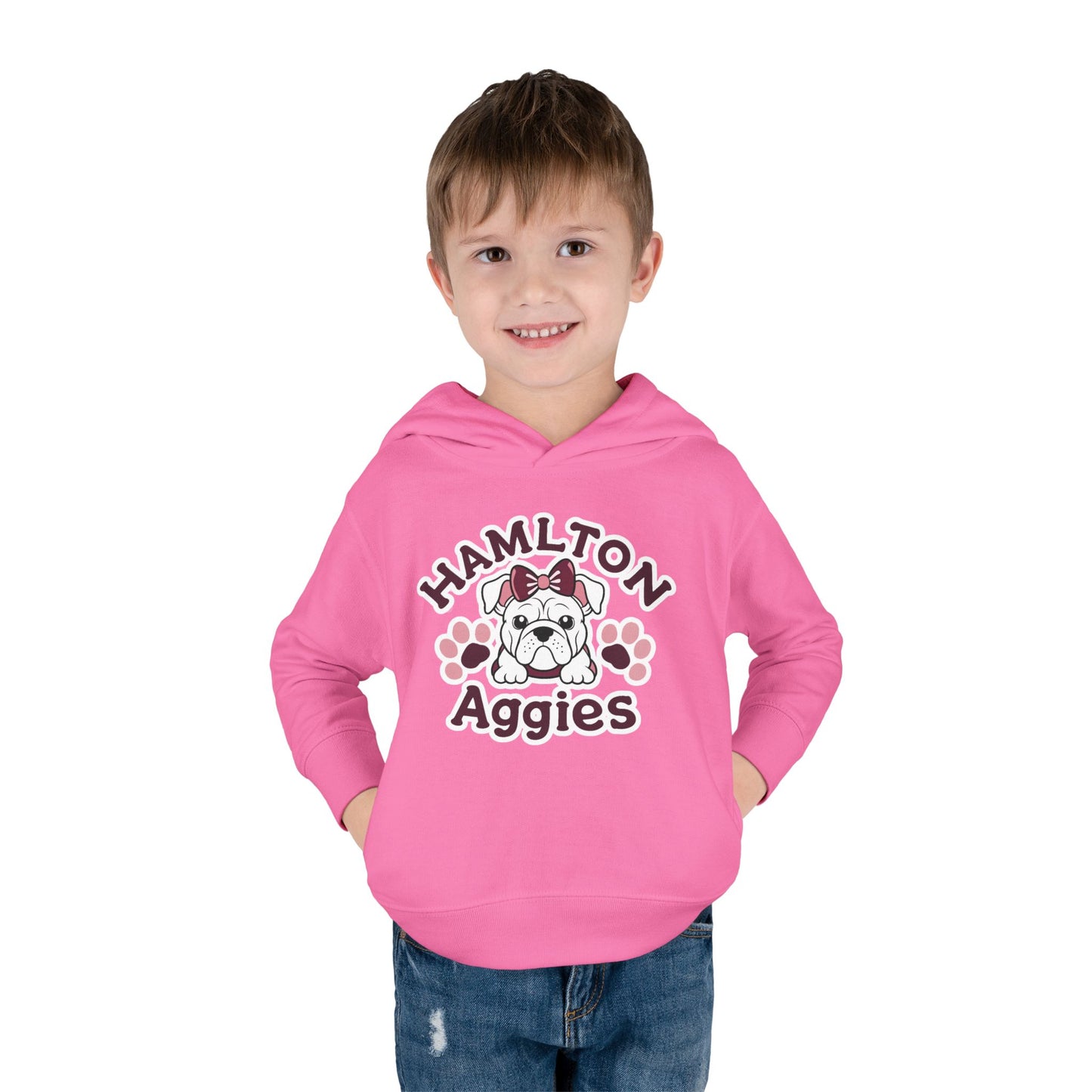 Toddler Hoodie Sweatshirt \ Hamilton Aggies \ HAG3