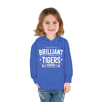 Toddler Hoodie Sweatshirt \ Brilliant Tigers Cheer \ BTC2