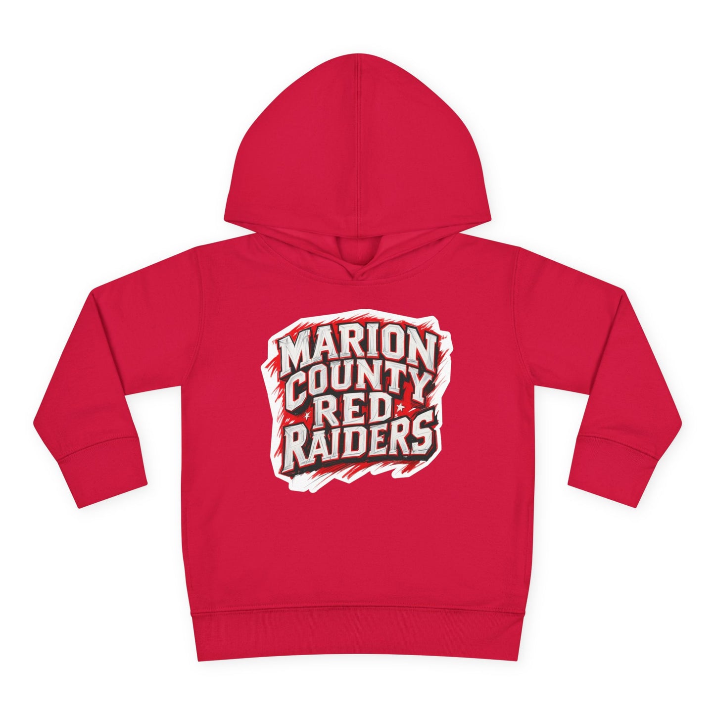 Toddler Hoodie Sweatshirt \ Marion County Red Raiders \ MC1