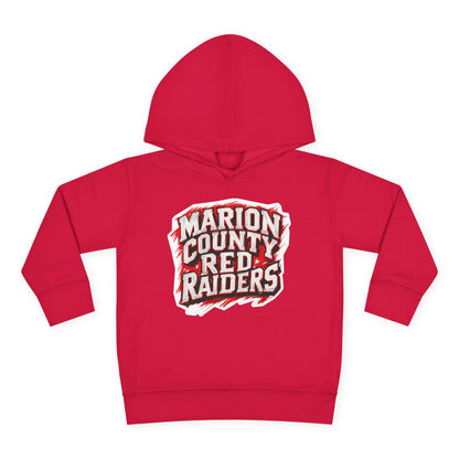 Toddler Hoodie Sweatshirt \ Marion County Red Raiders \ MC1