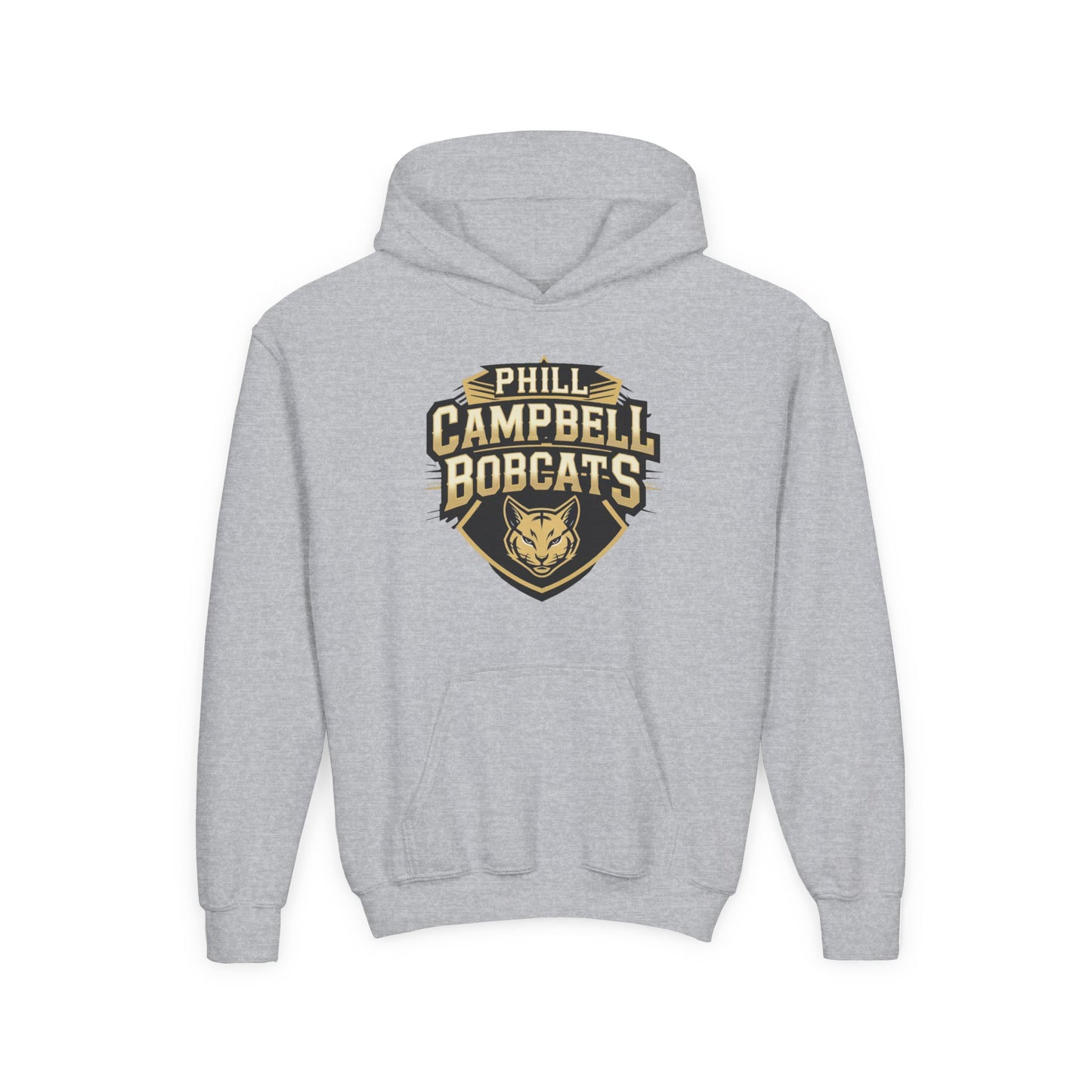 Youth Hoodie Sweatshirt \ Phill Campbell Bobcats \ PCB1