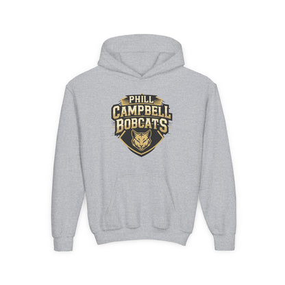 Youth Hoodie Sweatshirt \ Phill Campbell Bobcats \ PCB1