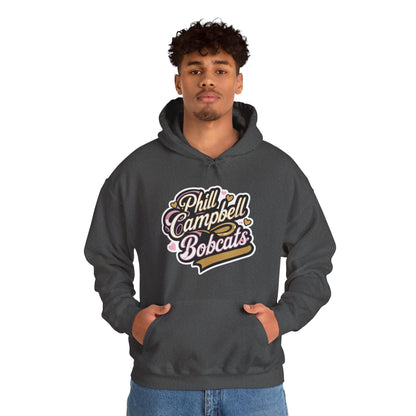 Adult Hoodie Sweatshirt \ Phill Campbell Bobcats \ PCBG1