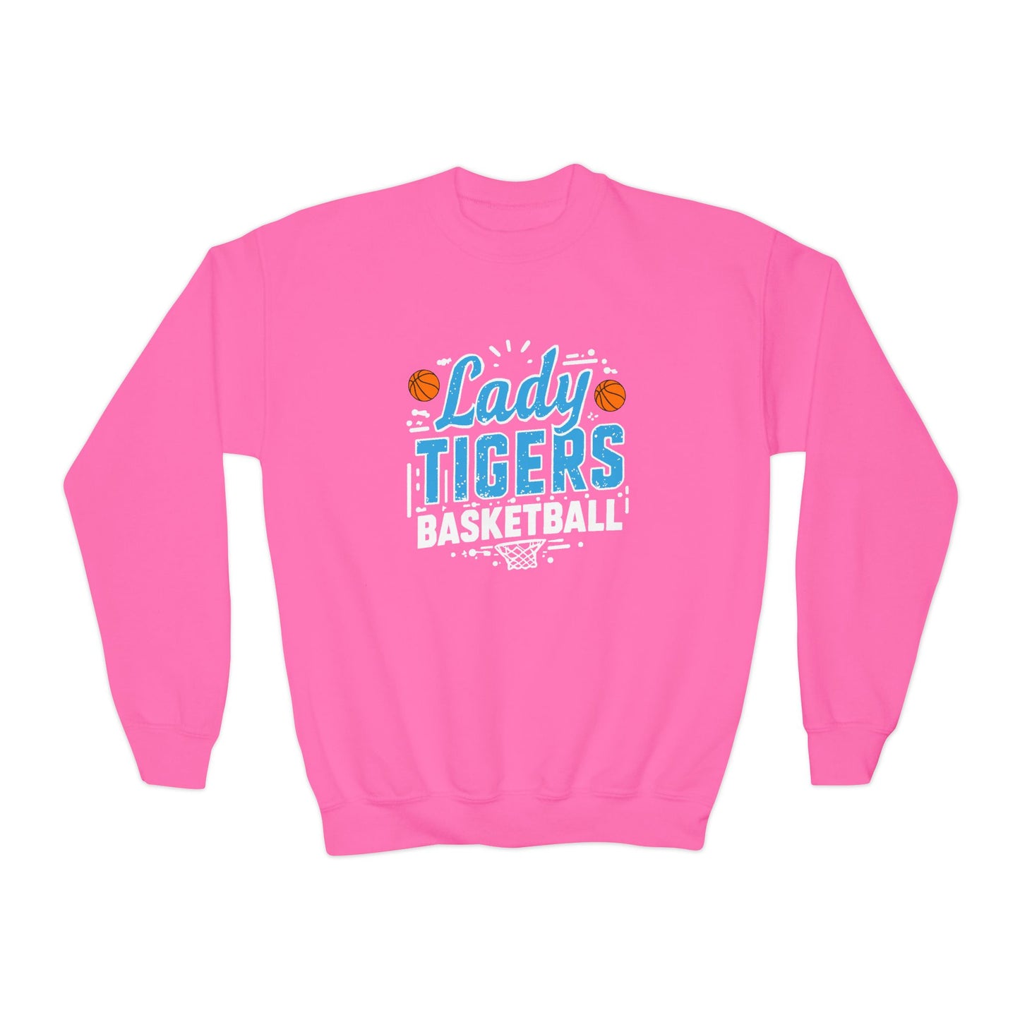 Youth Crewneck Sweatshirt \ Brilliant Tigers Basketball \ BTBKG1
