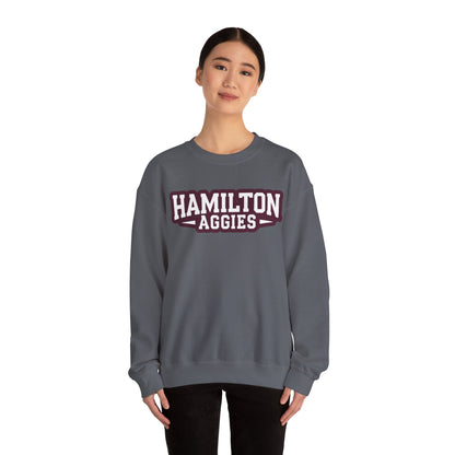 Adult Crewneck Sweatshirt \ Hamilton Aggies \ HA3