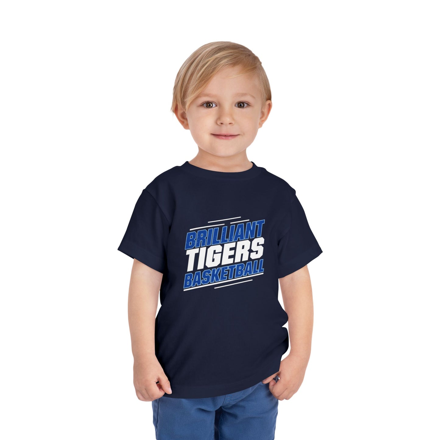 Toddler Tee \ Brilliant Tigers Basketball \ BTBK2