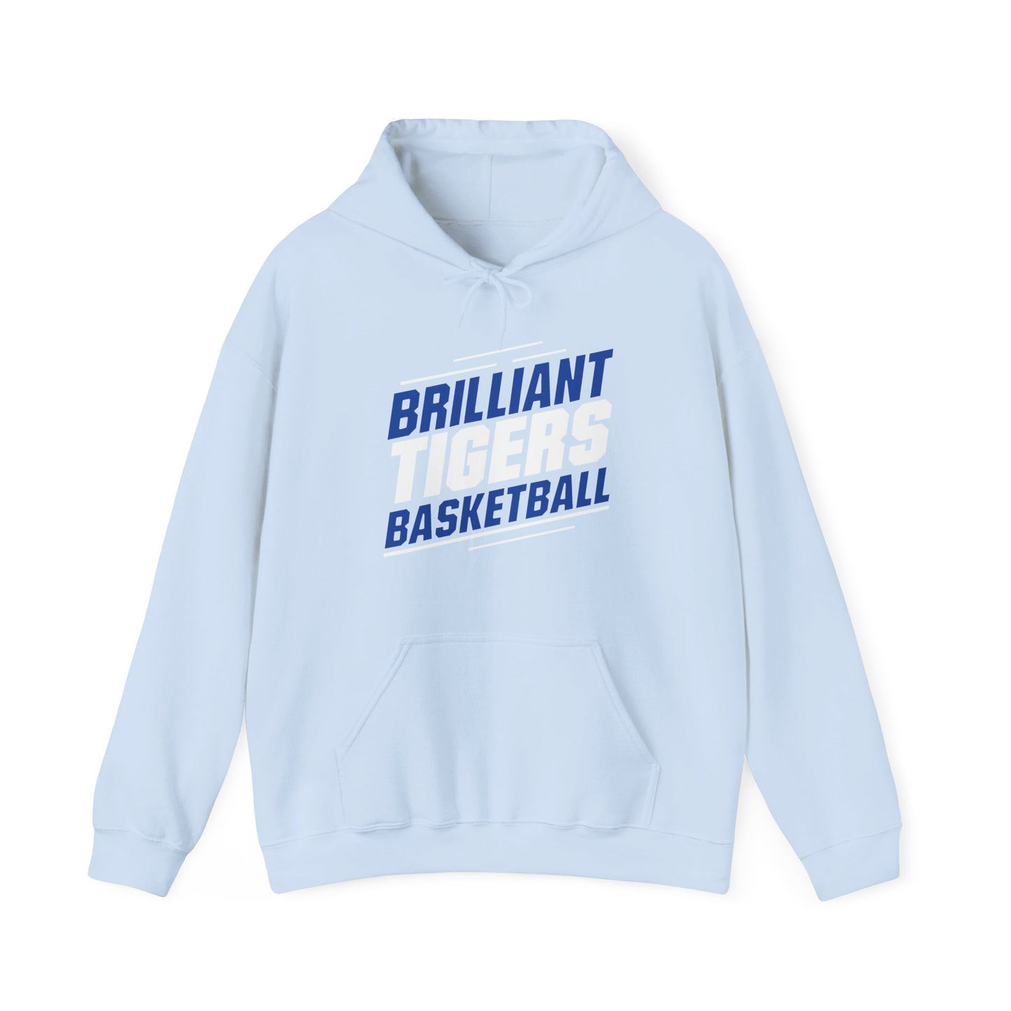 Adult Hoodie Sweatshirt \ Brilliant Tigers Basketball \ BTBK2