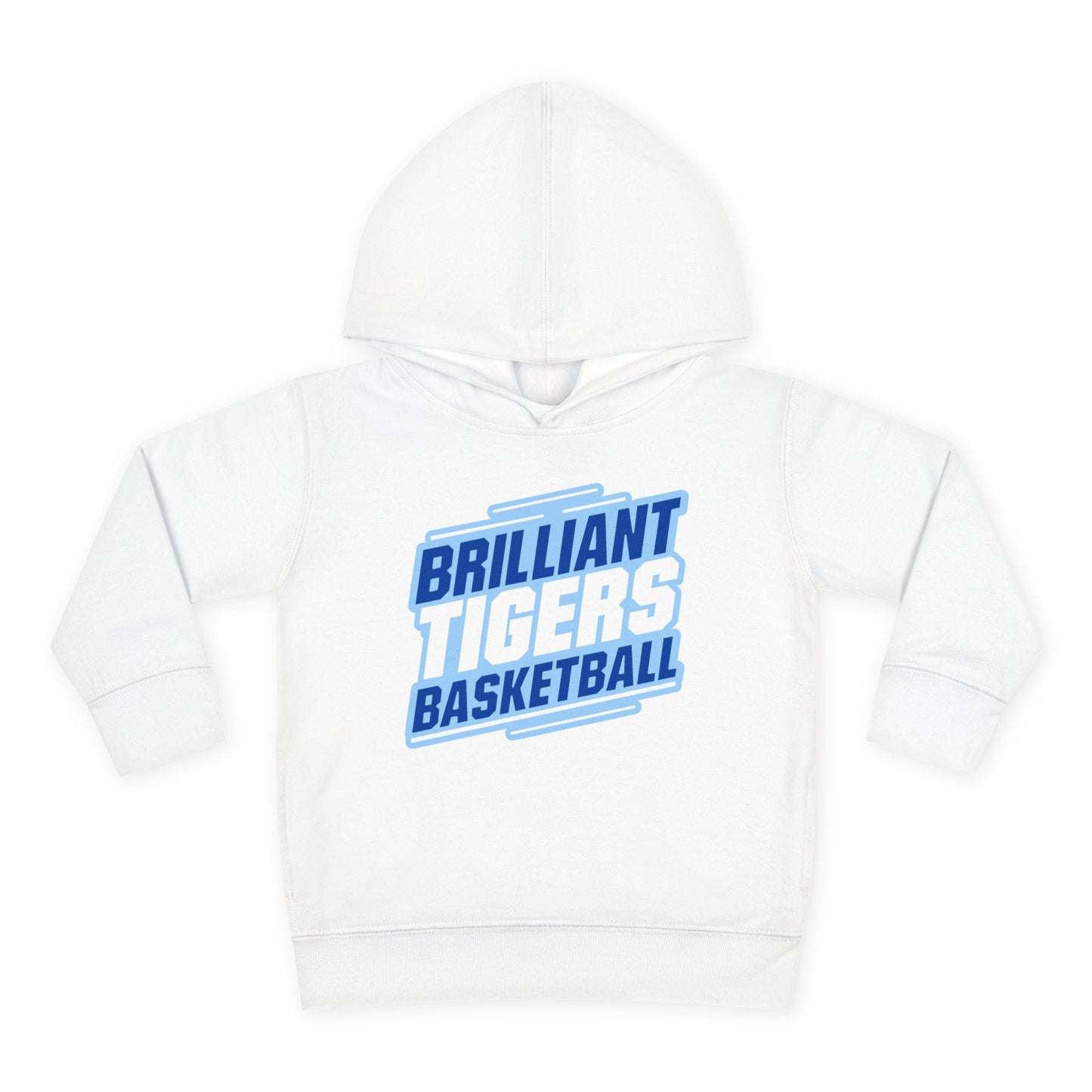Toddler Hoodie Sweatshirt \ Brilliant Tigers Basketball \ BTBK2