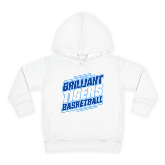 Toddler Hoodie Sweatshirt \ Brilliant Tigers Basketball \ BTBK2