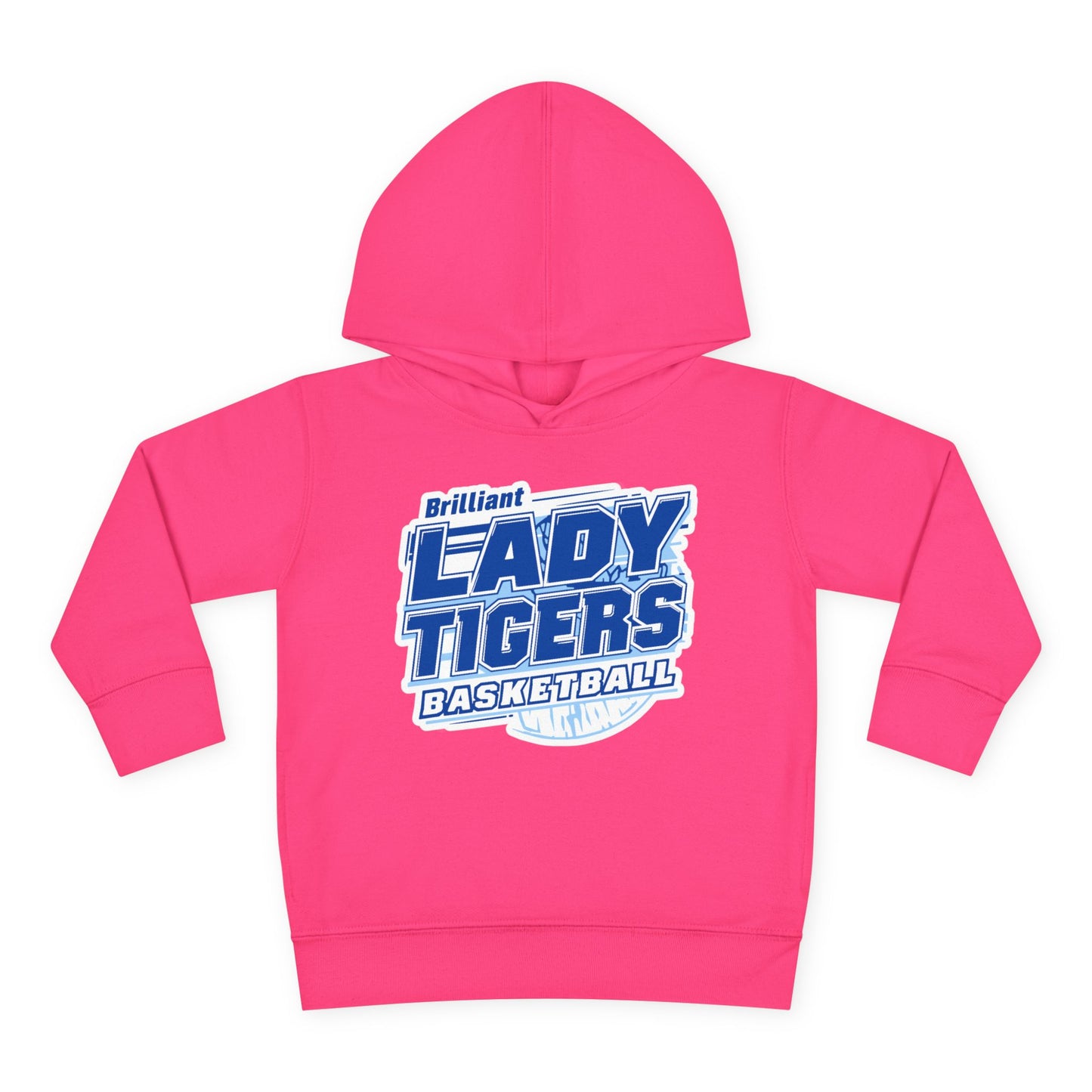 Toddler Hoodie Sweatshirt \ Brilliant Tigers Basketball \ BTBKG2