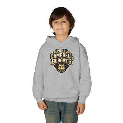 Youth Hoodie Sweatshirt \ Phill Campbell Bobcats \ PCB1