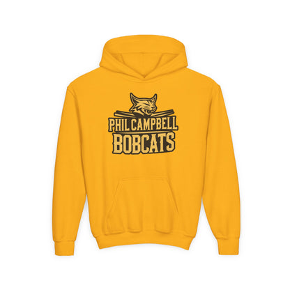 Youth Hoodie Sweatshirt \ Phil Campbell Bobcats \ PCB2
