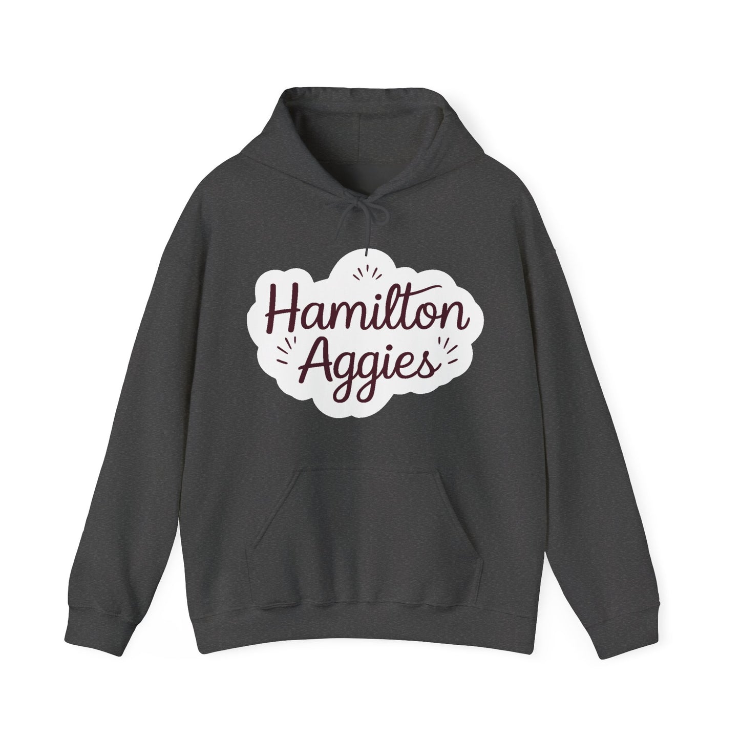 Adult Hoodie Sweatshirt \ Hamilton Aggies \ HAG1