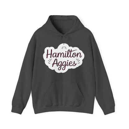 Adult Hoodie Sweatshirt \ Hamilton Aggies \ HAG1