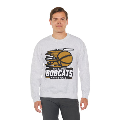 Adult Crewneck Sweatshirt \ Phil Campbell Bobcats Basketball \ PCBBK2