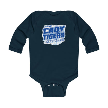Long Sleeve Baby Bodysuit \ Brilliant Tigers Basketball \ BTBKG2