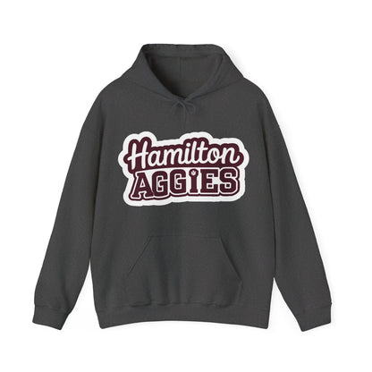 Adult Hoodie Sweatshirt \ Hamilton Aggies \ HAG2