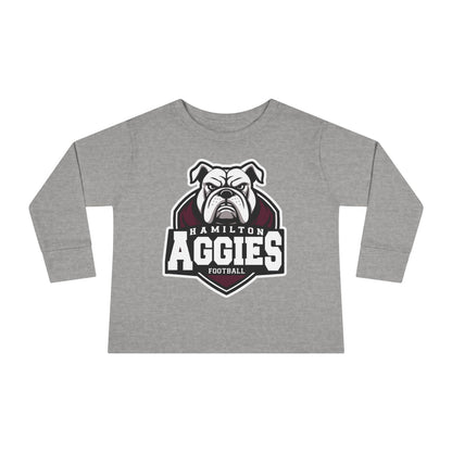 Toddler Long Sleeve Tee \ Hamilton Aggies Football \ HAF2
