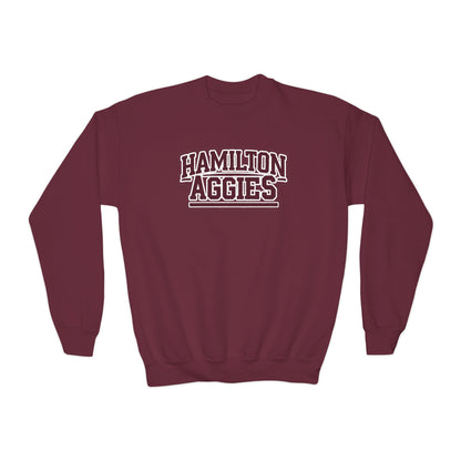 Youth Crewneck Sweatshirt \ Hamilton Aggies \ HA2