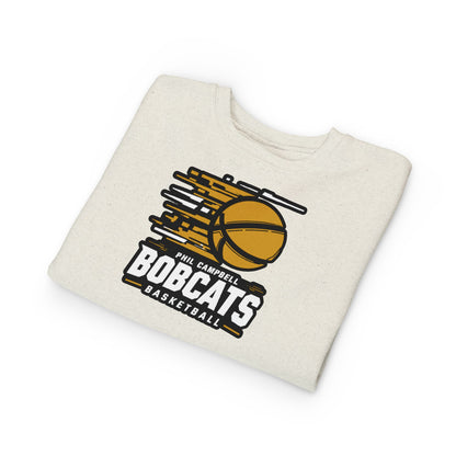 Toddler Crewneck Sweatshirt \ Phil Campbell Bobcats Basketball \ PCBBK2