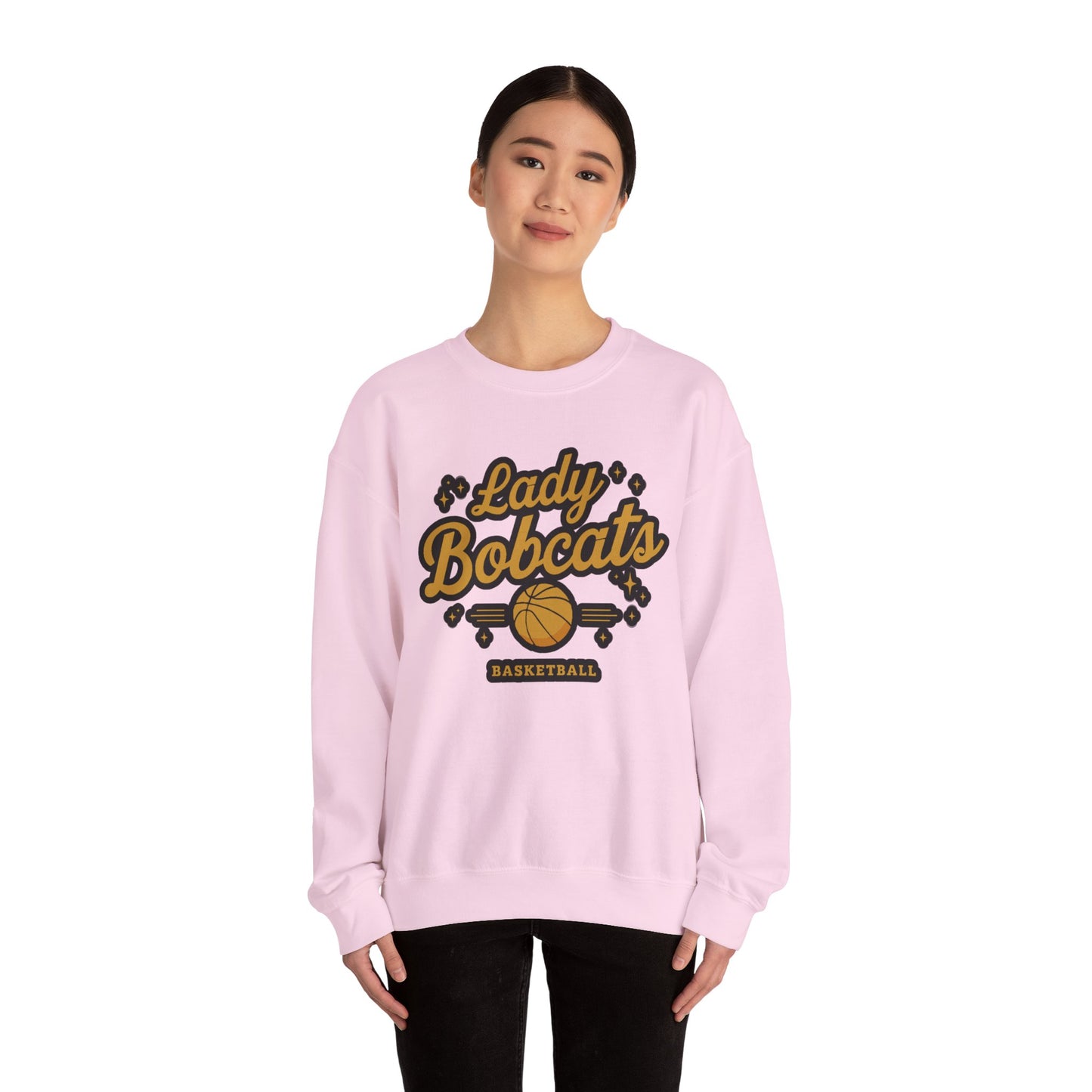 Adult Crewneck Sweatshirt \ Phil Campbell Bobcats Basketball \ PCBBKG2