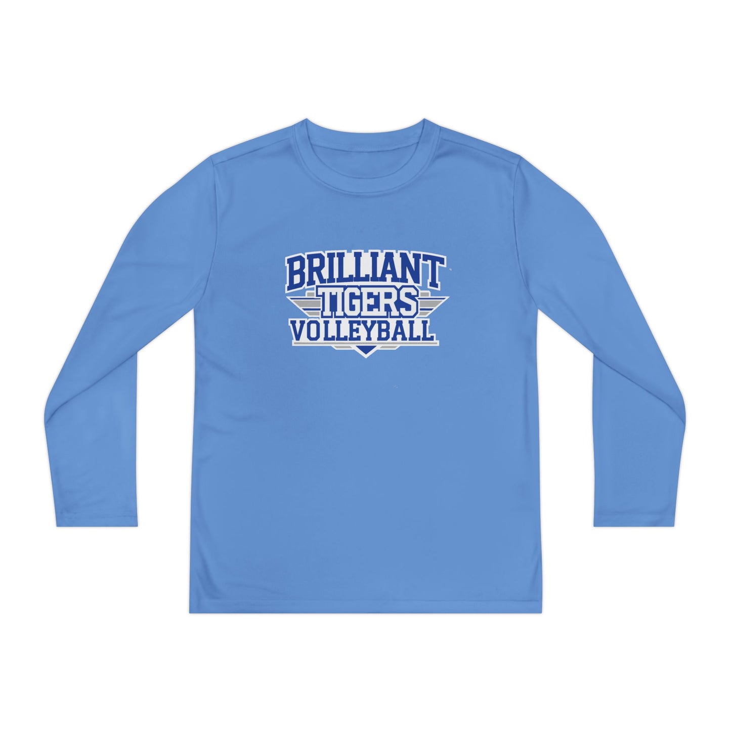 Youth Long Sleeve Tee \ Brilliant Tigers Volleyball \ BTV2