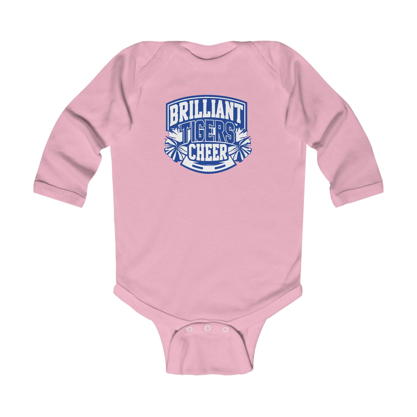 Long Sleeve Baby Bodysuit \ Brilliant Tigers Cheer \ BTC1