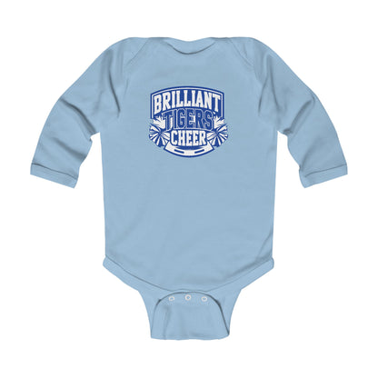 Long Sleeve Baby Bodysuit \ Brilliant Tigers Cheer \ BTC1