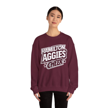Adult Crewneck Sweatshirt \ Hamilton Aggies Cheer \ HAC1