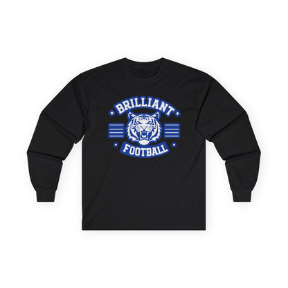 Adult Long Sleeve Tee \ Brilliant Tigers Football \ BTF2
