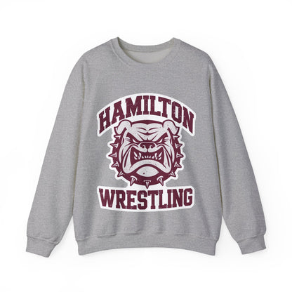 Adult Crewneck Sweatshirt \ Hamilton Aggies Wrestling \ HAW2