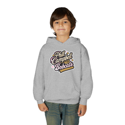 Youth Hoodie Sweatshirt \ Phill Campbell Bobcats \ PCBG1