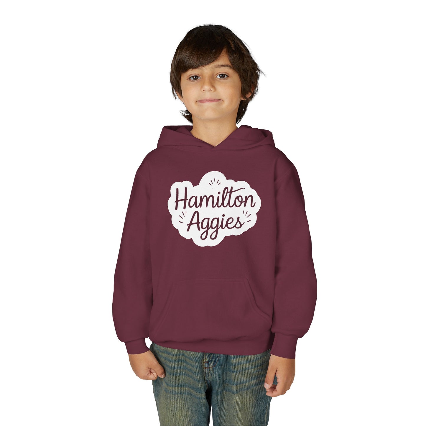 Youth Hoodie Sweatshirt \ Hamilton Aggies \ HAG1