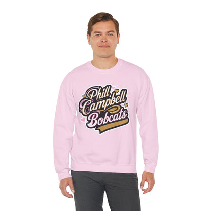 Adult Crewneck Sweatshirt \ Phill Campbell Bobcats \ PCBG1