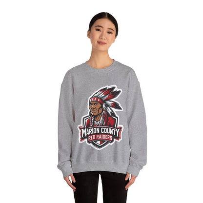 Adult Crewneck Sweatshirt \ Marion County Red Raiders \ MC2