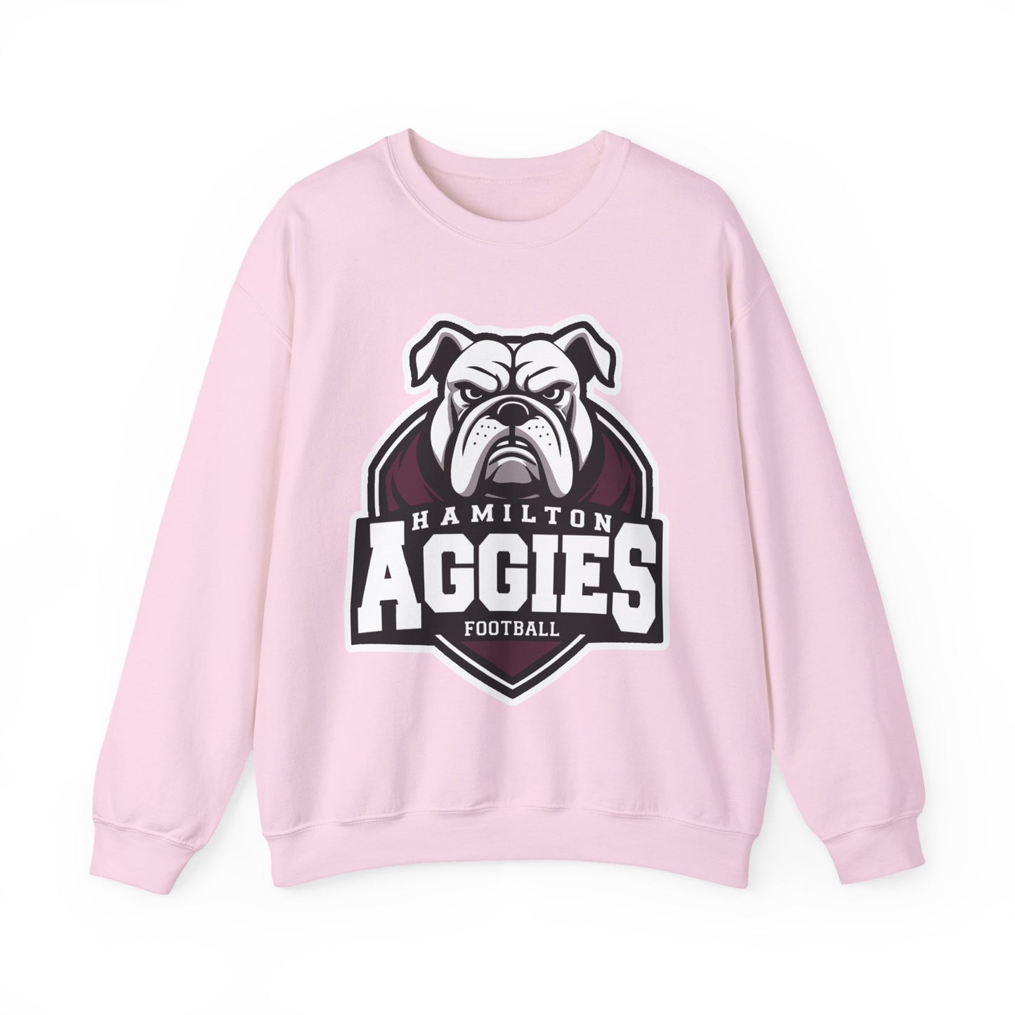 Adult Crewneck Sweatshirt \ Hamilton Aggies Football \ HAF2