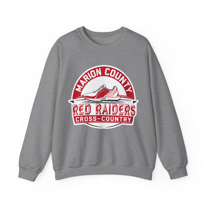 Adult Crewneck Sweatshirt \ Marion County Red Raiders Cross-Country \ MCCC1