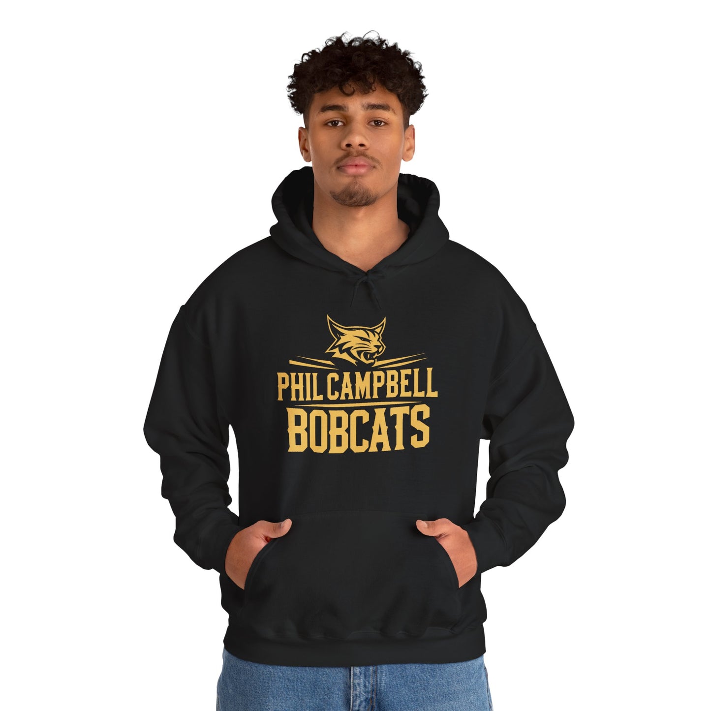 Adult Hoodie Sweatshirt \ Phil Campbell Bobcats \ PCB2
