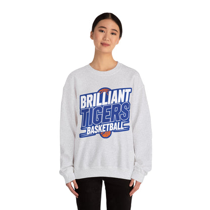 Adult Crewneck Sweatshirt \ Brilliant Tigers Basketball \ BTBK1