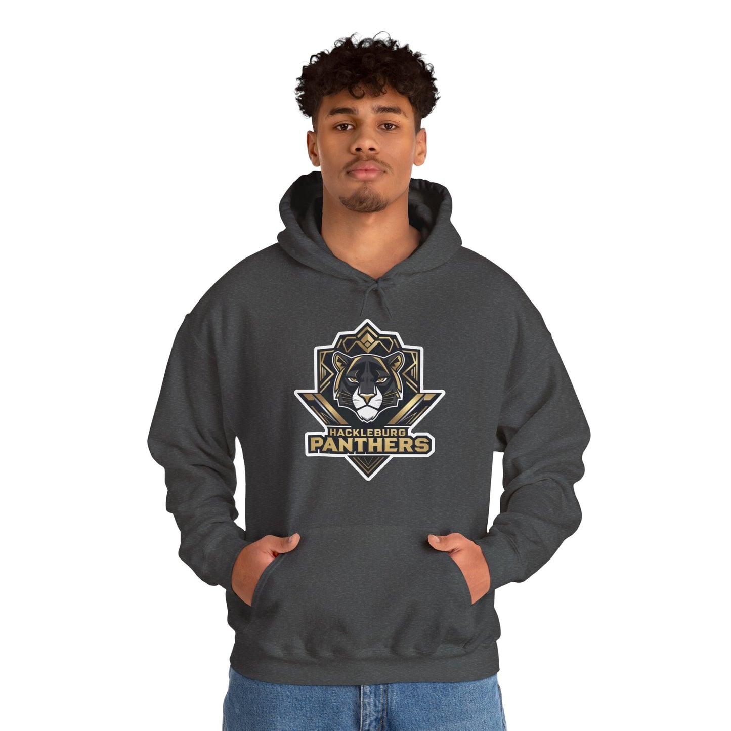 Adult Hoodie Sweatshirt \ Hackleburg Panthers \ HP1