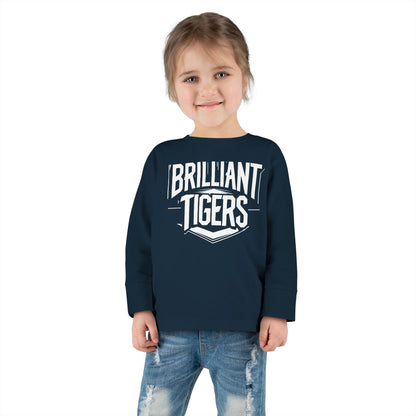 Toddler Long Sleeve Tee \ Brilliant Tigers \ BT2