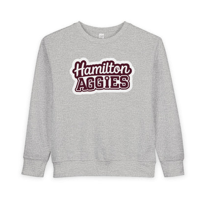 Toddler Crewneck Sweatshirt \ Hamilton Aggies \ HAG2