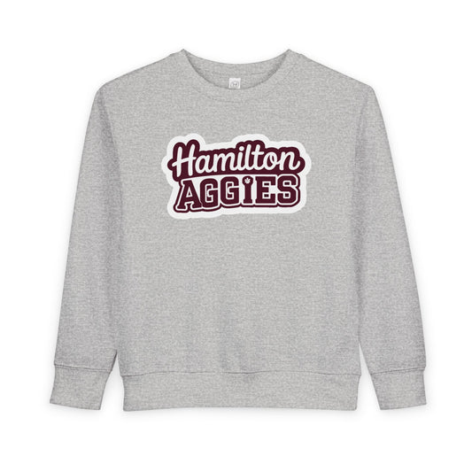 Toddler Crewneck Sweatshirt \ Hamilton Aggies \ HAG2