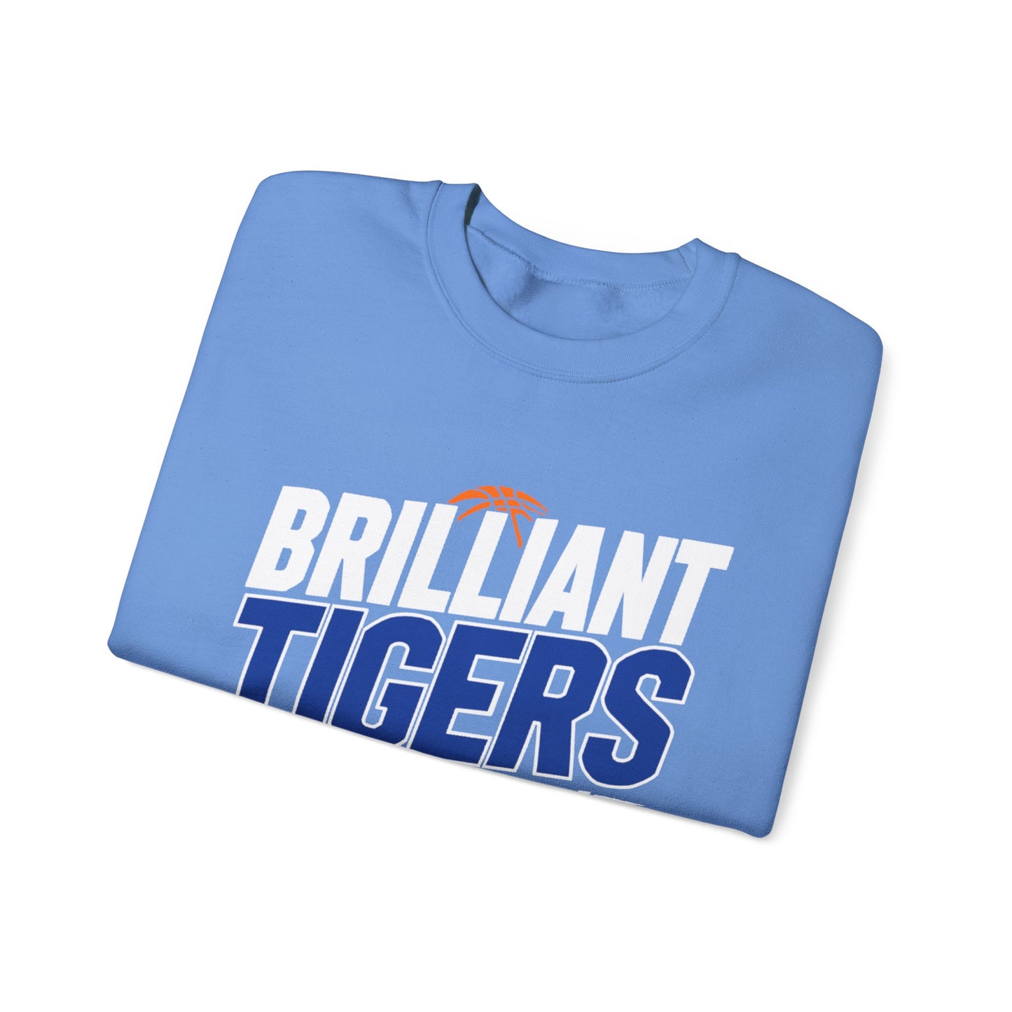 Adult Crewneck Sweatshirt \ Brilliant Tigers Basketball \ BTBK1
